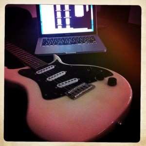 Il primo giorno con la chitarra nuova